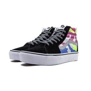 Vans Sk8-Hi Platform 2 (After Dark) Camo/True White Men's 5 / Women's 6.5